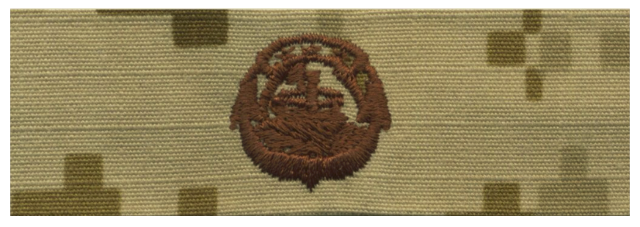 Vanguard NAVY EMBROIDERED BADGE: SMALL CRAFT - DESERT DIGITAL