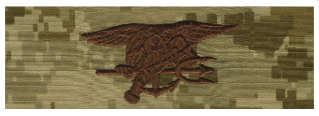 Vanguard NAVY EMBROIDERED BADGE: SPECIAL WARFARE - DESERT DIGITAL