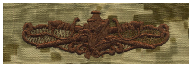Vanguard NAVY EMBROIDERED BADGE: SURFACE WARFARE SUPPLY - DESERT DIGITAL