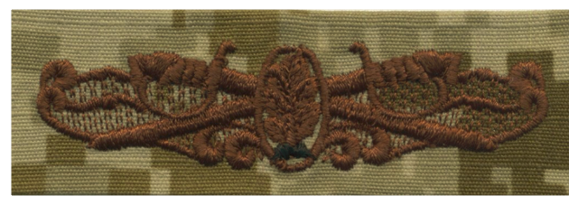 Vanguard NAVY EMBROIDERED BADGE: SURFACE WARFARE DENTAL - DESERT DIGITAL