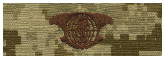 Vanguard NAVY EMBROIDERED BADGE: I.U.S.S. - DESERT DIGITAL