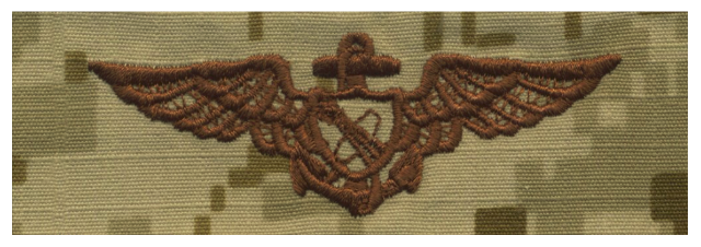 Vanguard NAVY EMBROIDERED BADGE: ASTRONAUT - DESERT DIGITAL