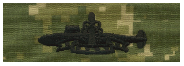 Vanguard NAVY EMBROIDERED BADGE: SSBN DETERRENT PATROL - WOODLAND DIGITAL