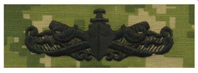Vanguard NAVY EMBROIDERED BADGE: SURFACE WARFARE ENLISTED - WOODLAND DIGITAL