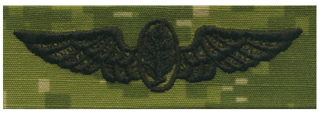 Vanguard NAVY EMBROIDERED BADGE: AVIATION PHYSIOLOGIST - WOODLAND DIGITAL