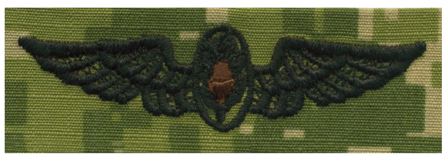 Vanguard NAVY EMBROIDERED BADGE: FLIGHT SURGEON - WOODLAND DIGITAL