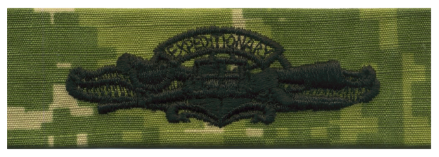 Vanguard NAVY EMBROIDERED BADGE: EXPEDITIONARY WARFARE - WOODLAND DIGITAL