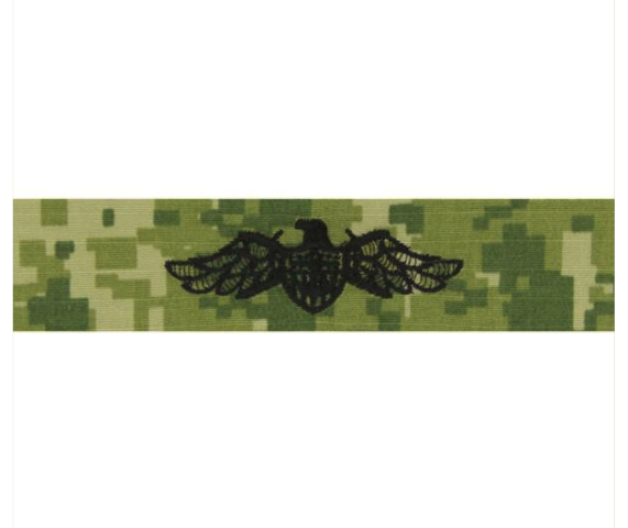 Vanguard NAVY EMBROIDERED BADGE: STRATEGIC SEALIFT - WOODLAND DIGITAL