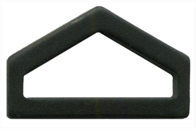 Vanguard ARMY ROTC CHEVRON: PRIVATE FIRST CLASS - BLACK METAL