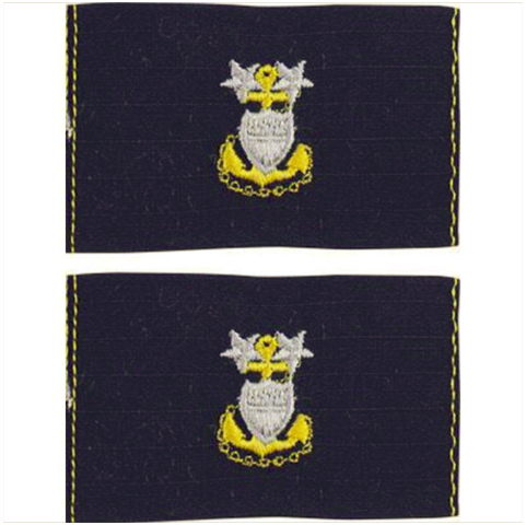 Vanguard COAST GUARD EMBROIDERED COLLAR DEVICE: E9 CPO: MASTER - RIPSTOP FABRIC