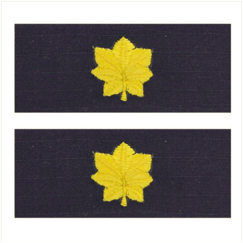 Vanguard COAST GUARD EMBROIDER COLLAR DEVICE LIEUTENANT COMMANDER RIPSTOP FABRIC