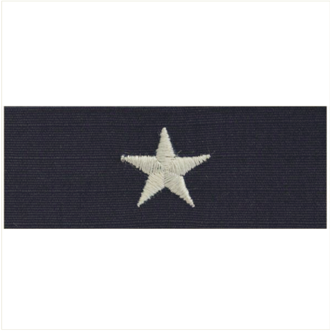 Vanguard COAST GUARD EMBROIDERED COLLAR DEVICE REAR ADMIRAL LOWER RIPSTOP FABRIC