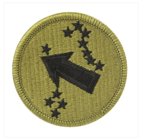 Vanguard ARMY PATCH: U.S. ARMY PACIFIC WESTERN COMMAND - EMBROIDERED ON OCP