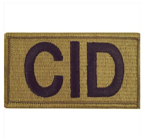 Vanguard ARMY PATCH: CRIMINAL INVESTIGATION DIVISION - EMBROIDERED ON OCP