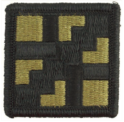 Vanguard ARMY PATCH: 411TH ENGINEER BRIGADE - EMBROIDERED ON OCP