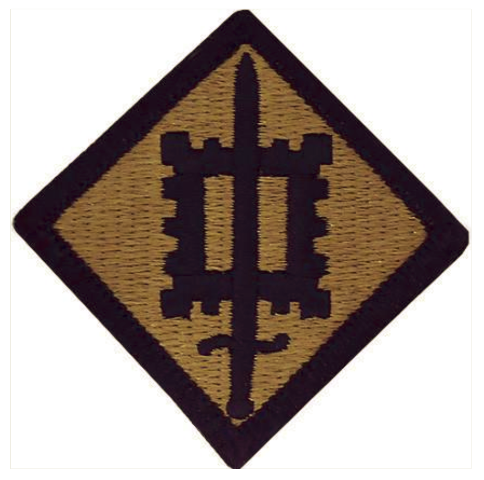 Vanguard ARMY PATCH: 18TH ENGINEER BRIGADE - EMBROIDERED ON OCP