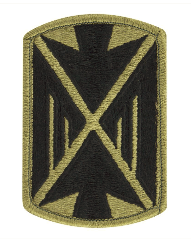Vanguard ARMY PATCH: 10TH AIR DEFENSE ARTY BRIGADE - EMBROIDERED ON OCP