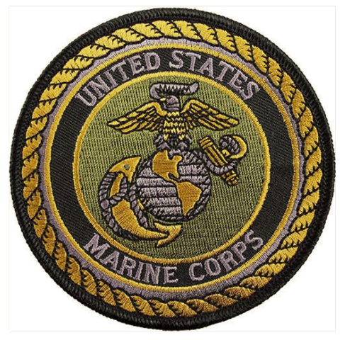Vanguard MARINE CORPS SHOULDER PATCH: UNITED STATES MARINE CORPS NON-RETURNABLE
