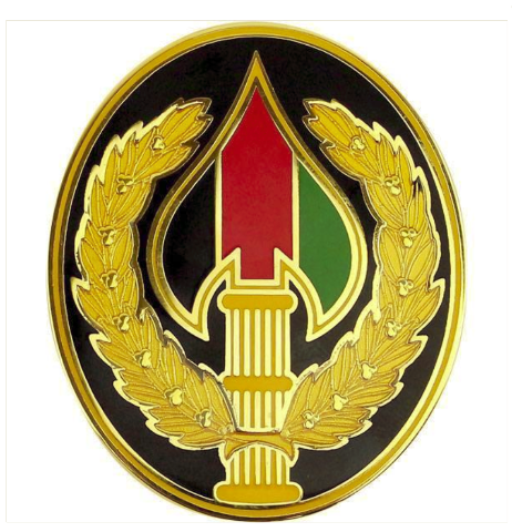 Vanguard ARMY COMBAT SERVICE ID BADGE: SPECIAL OPS JOINT TASK FORCE AFGHANISTAN