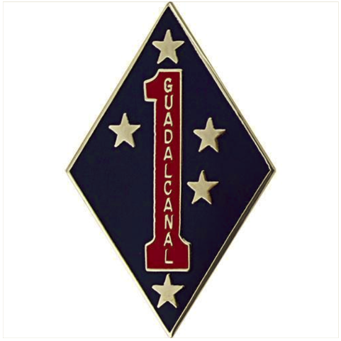 Vanguard LAPEL PIN: 1ST MARINE DIVISION