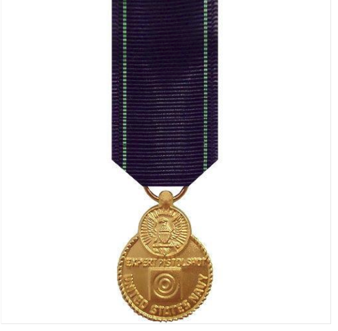 Vanguard NAVY MINIATURE MEDAL: EXPERT PISTOL