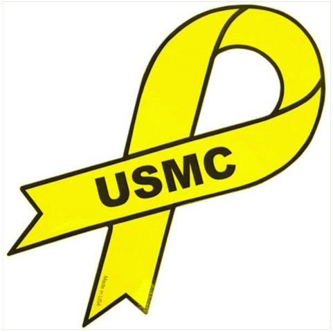 Vanguard MARINE CORPS MAGNET: USMC RIBBON