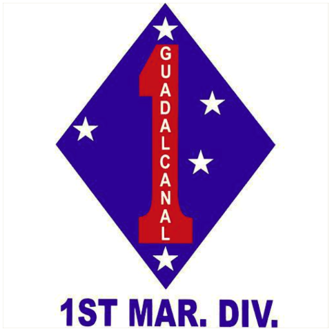 Vanguard MARINE CORPS WINDOW STICKER DECAL: FIRST MARINE DIVISION