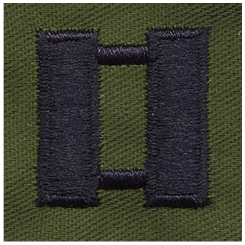 Vanguard AIR FORCE EMBROIDERED RANK: CAPTAIN - EMBROIDERED ON SUBDUED FATIGUE
