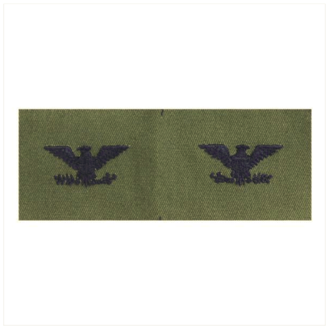 Vanguard AIR FORCE EMBROIDERED RANK: COLONEL - SUBDUED FATIGUE