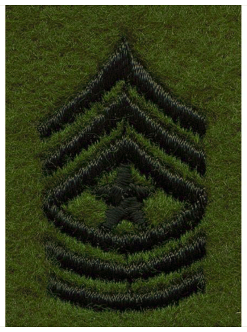 Vanguard ARMY LEADERSHIP RANK TAB: SERGEANT MAJOR