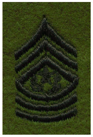 Vanguard ARMY LEADERSHIP RANK TAB: COMMAND SERGEANT MAJOR