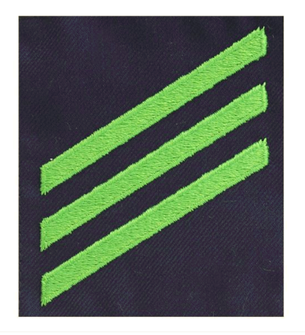 Vanguard COAST GUARD RATING BADGE: GROUP RATE E3 AIRMAN - BLUE SERGE