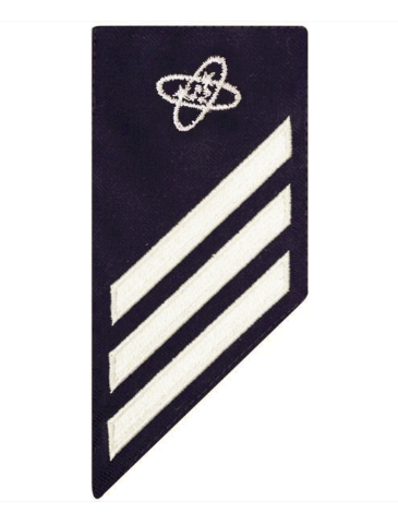 Vanguard COAST GUARD E3 RATING BADGE: ELECTRONICS TECHNICIAN - BLUE