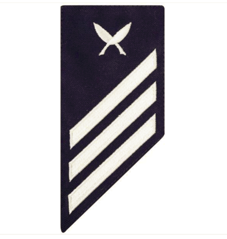 Vanguard COAST GUARD E3 RATING BADGE: YEOMAN - BLUE