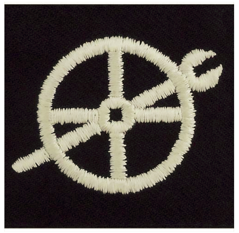 Vanguard NAVY EMBROIDERED BADGE: FIREMAN APPRENTICE - BLUE SERGE