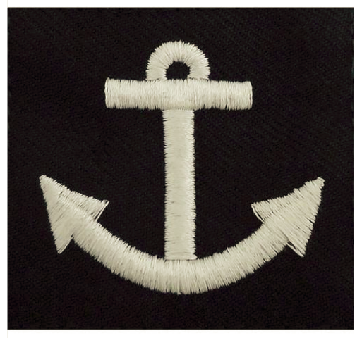 Vanguard NAVY RATING BADGE: SEAMAN APPRENTICE - SERGE BLUE FOR DRESS UNIFORMS