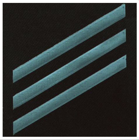 Vanguard NAVY E3 RATING BADGE CONSTRUCTIONMAN - BLUE CHEVRONS ON BLUE SERGE