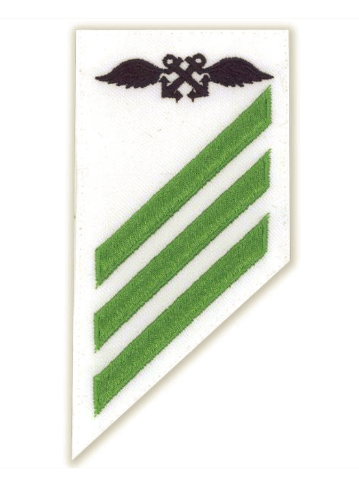 Vanguard NAVY E-3 COMBO RATE: AVIATION BOATSWAIN ON WHITE DRESS UNIFORM