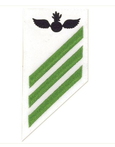 Vanguard NAVY E-3 COMBO RATE: AVIATION ORDNANCE ON WHITE DRESS UNIFORM