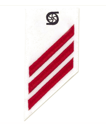 Vanguard NAVY E-3 COMBO RATE: GAS TURBINE SYSTEMS TECH ON WHITE DRESS UNIFORM