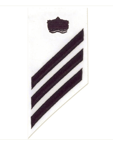 Vanguard NAVY E-3 COMBO RATE: MINEMAN ON WHITE DRESS UNIFORM