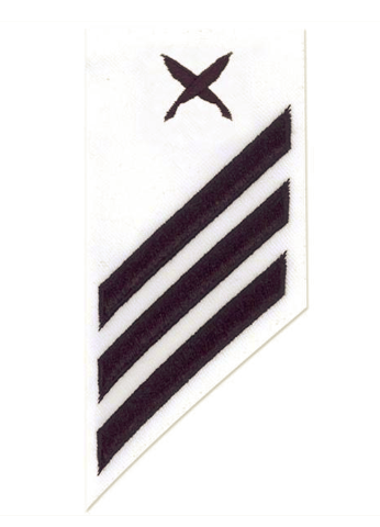 Vanguard NAVY E-3 COMBO RATE: YEOMAN ON WHITE DRESS UNIFORM