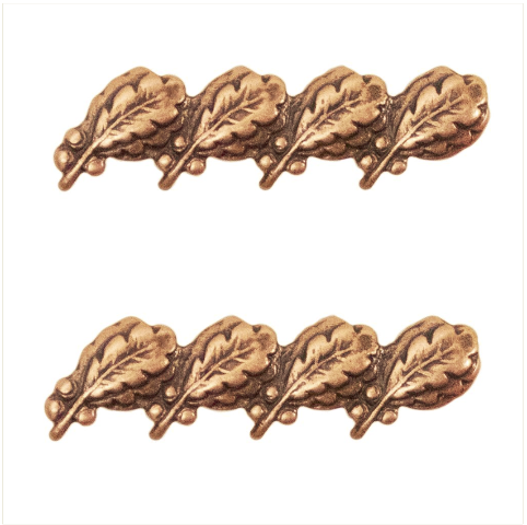 Vanguard RIBBON ATTACHMENTS: FOUR OAK LEAF CLUSTERS MOUNTED ON A BAR - BRONZE