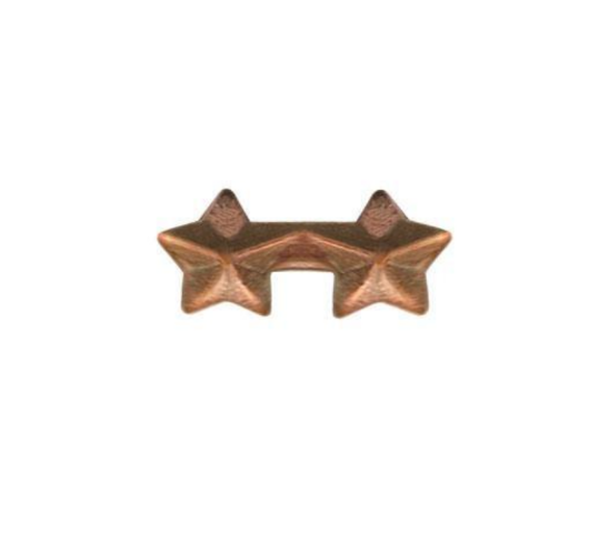 Vanguard RIBBON ATTACHMENTS: TWO STARS MOUNTED ON A BAR - BRONZE