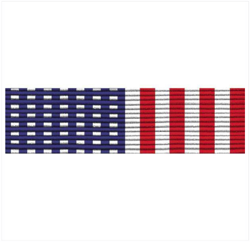 Vanguard RIBBON UNIT #2900: STARS AND STRIPES RIBBON UNMOUNTED.