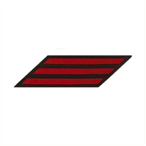 Vanguard NAVY ENLISTED HASH MARKS: RED ON BLUE - FEMALE, SET OF 3
