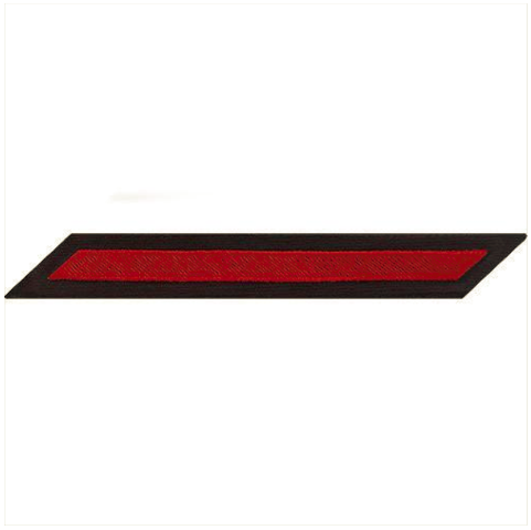 Vanguard NAVY ENLISTED HASH MARKS: RED EMBROIDERED ON BLUE SERGE - SET OF 1