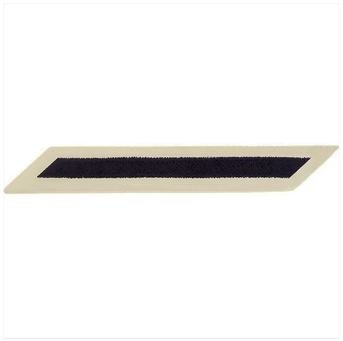 Vanguard NAVY ENLISTED HASHMARKS: BLUE EMBROIDERED ON WHITE CNT - SET OF 1
