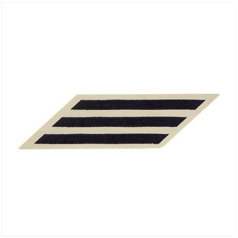 Vanguard NAVY HASH MARKS: BLUE EMBROIDERED ON WHITE CNT - FEMALE, SET OF 3