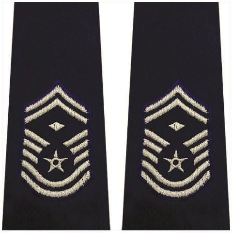 Vanguard AIR FORCE EPAULET: SENIOR MASTER SERGEANT: 1ST SERGEANT: ENLISTED LARGE